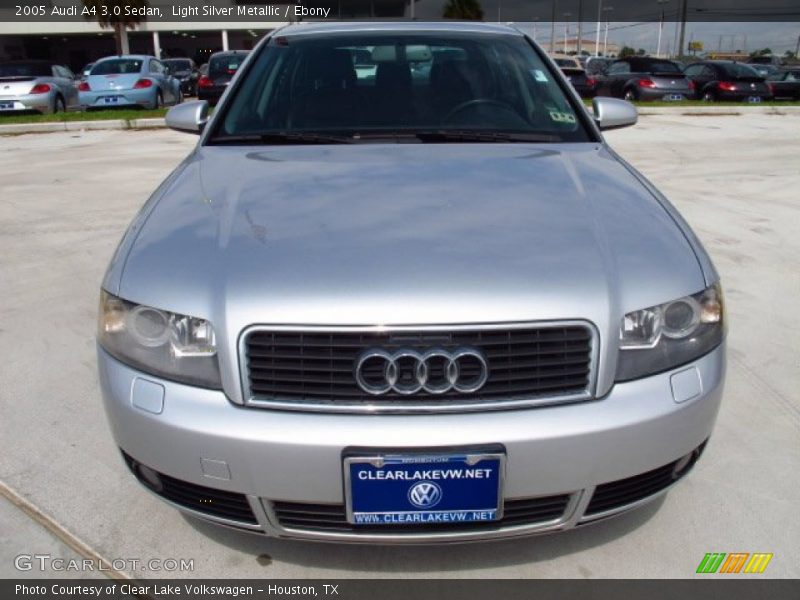 Light Silver Metallic / Ebony 2005 Audi A4 3.0 Sedan