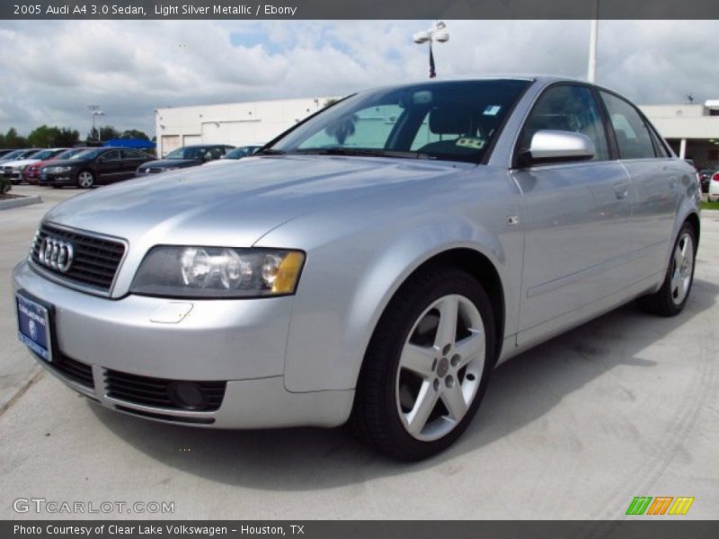 Light Silver Metallic / Ebony 2005 Audi A4 3.0 Sedan