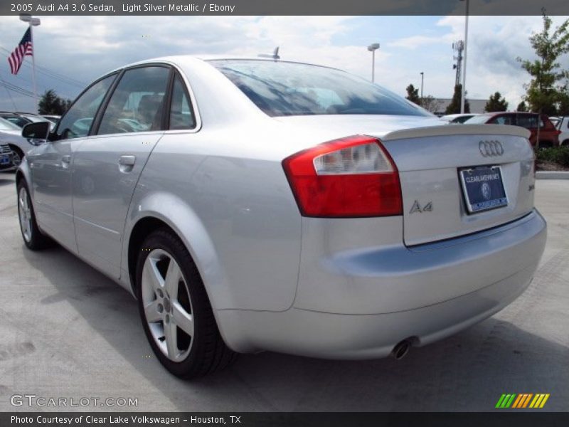 Light Silver Metallic / Ebony 2005 Audi A4 3.0 Sedan