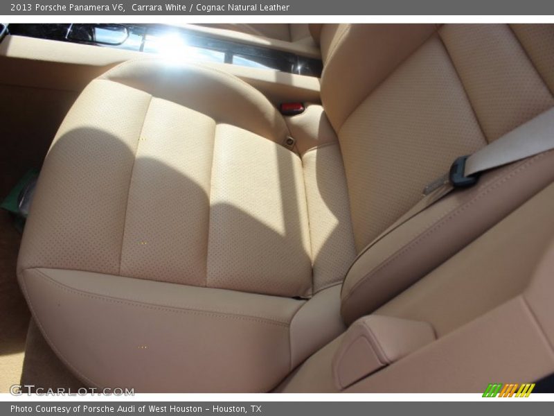 Carrara White / Cognac Natural Leather 2013 Porsche Panamera V6