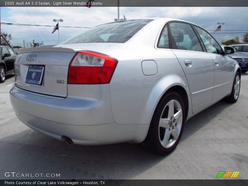 Light Silver Metallic / Ebony 2005 Audi A4 3.0 Sedan