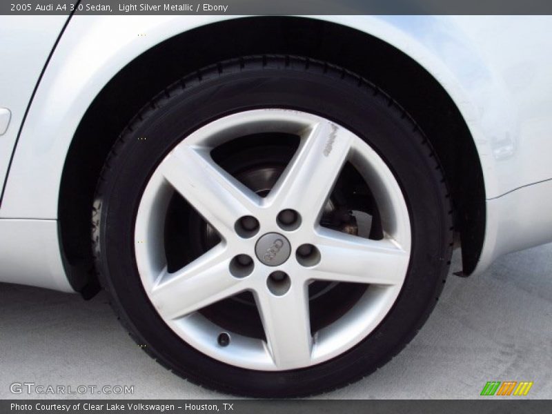 Light Silver Metallic / Ebony 2005 Audi A4 3.0 Sedan
