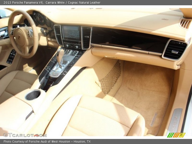 Carrara White / Cognac Natural Leather 2013 Porsche Panamera V6