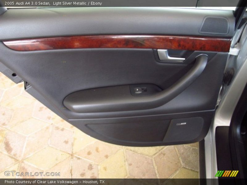 Light Silver Metallic / Ebony 2005 Audi A4 3.0 Sedan
