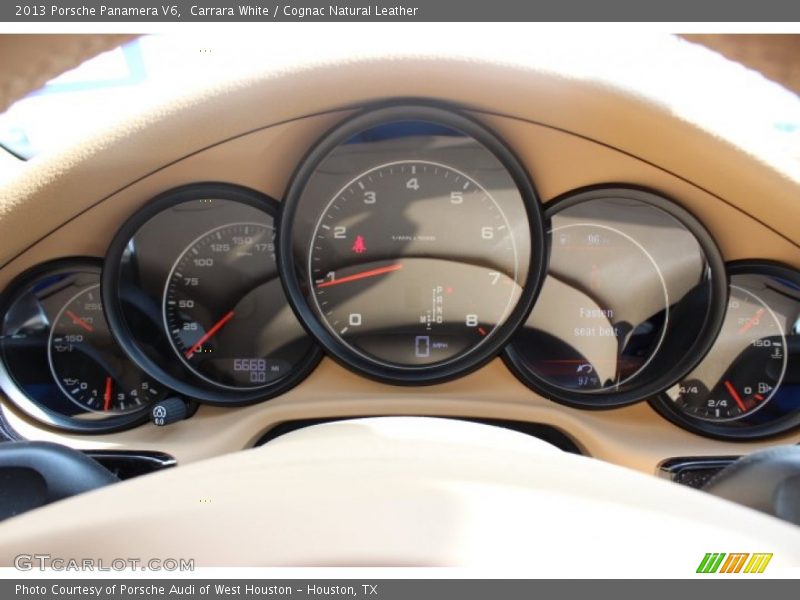 Carrara White / Cognac Natural Leather 2013 Porsche Panamera V6