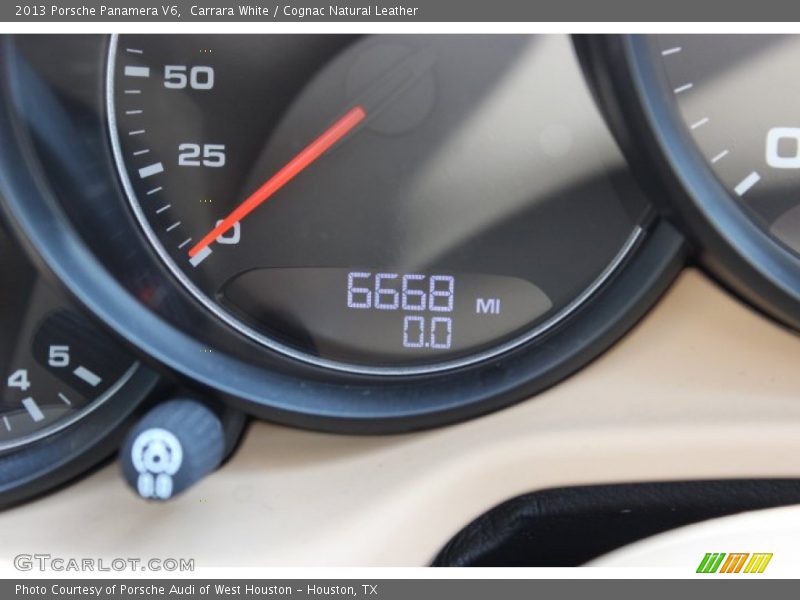 Carrara White / Cognac Natural Leather 2013 Porsche Panamera V6