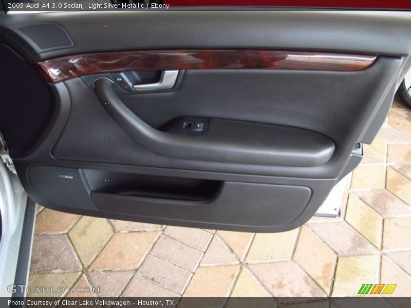 Light Silver Metallic / Ebony 2005 Audi A4 3.0 Sedan