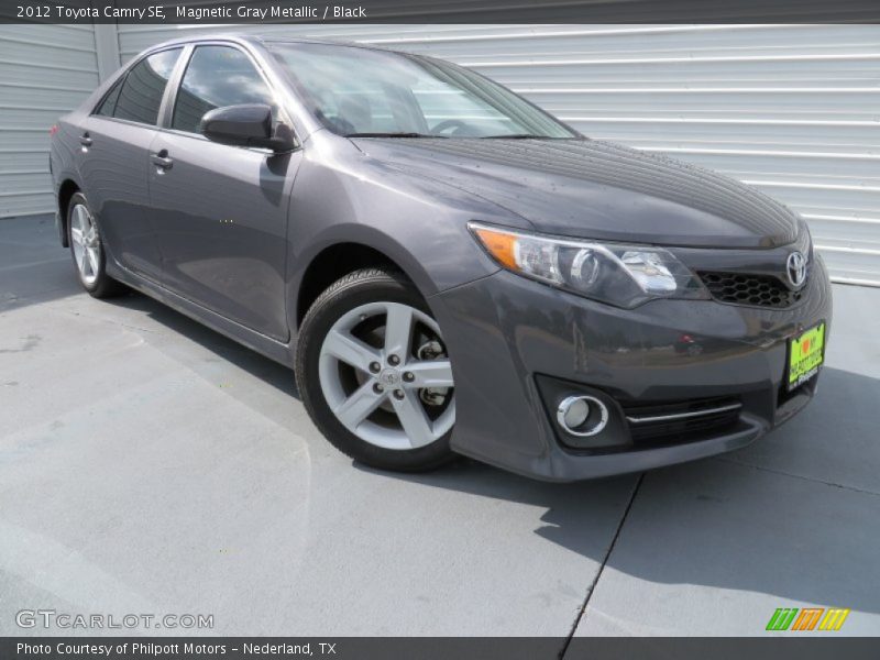 Magnetic Gray Metallic / Black 2012 Toyota Camry SE