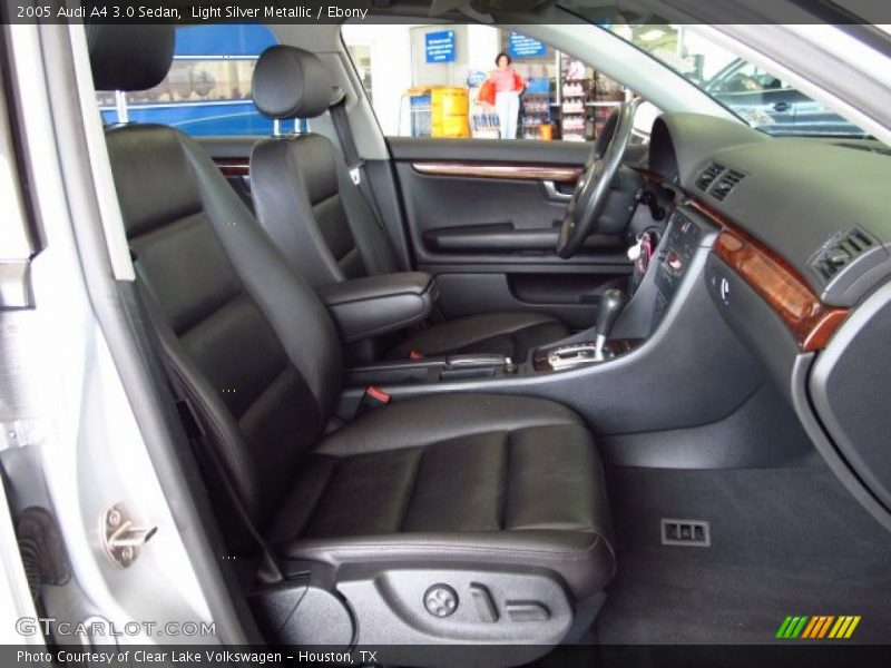 Light Silver Metallic / Ebony 2005 Audi A4 3.0 Sedan