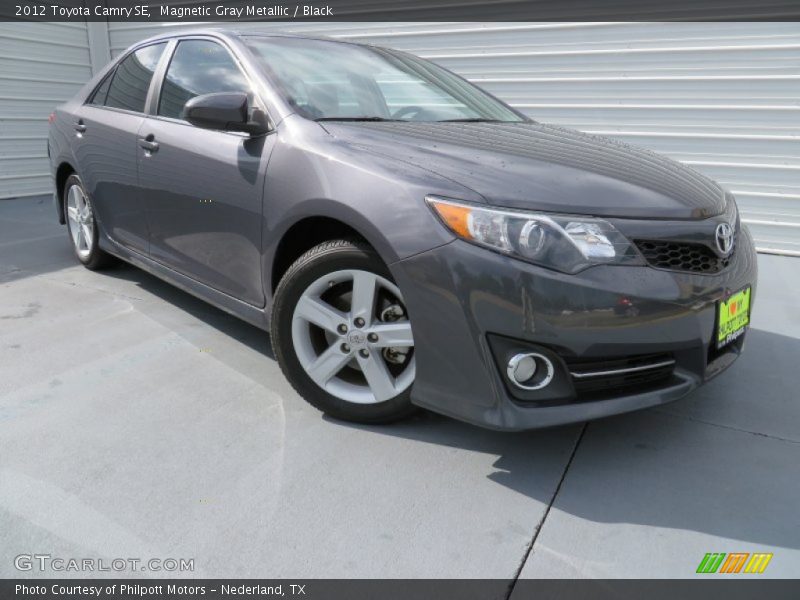Magnetic Gray Metallic / Black 2012 Toyota Camry SE