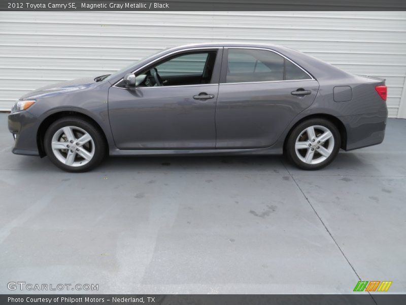 Magnetic Gray Metallic / Black 2012 Toyota Camry SE