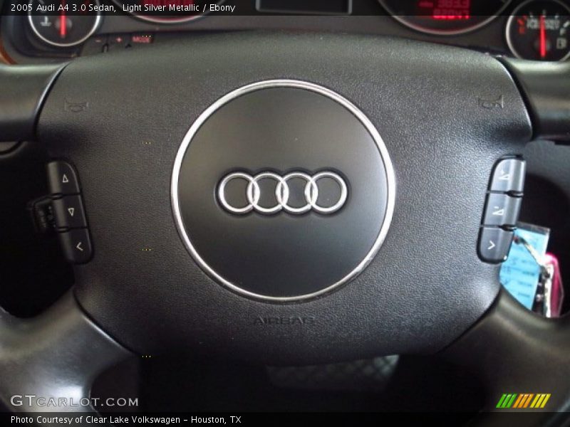 Light Silver Metallic / Ebony 2005 Audi A4 3.0 Sedan