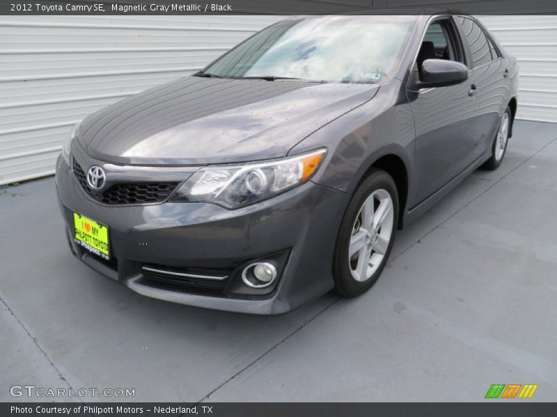 Magnetic Gray Metallic / Black 2012 Toyota Camry SE