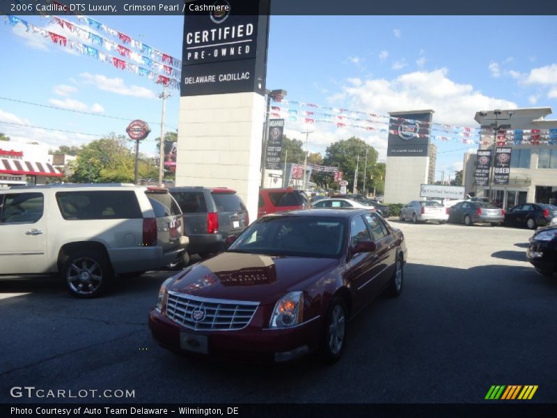 Crimson Pearl / Cashmere 2006 Cadillac DTS Luxury