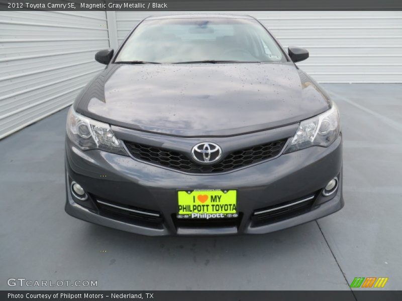 Magnetic Gray Metallic / Black 2012 Toyota Camry SE