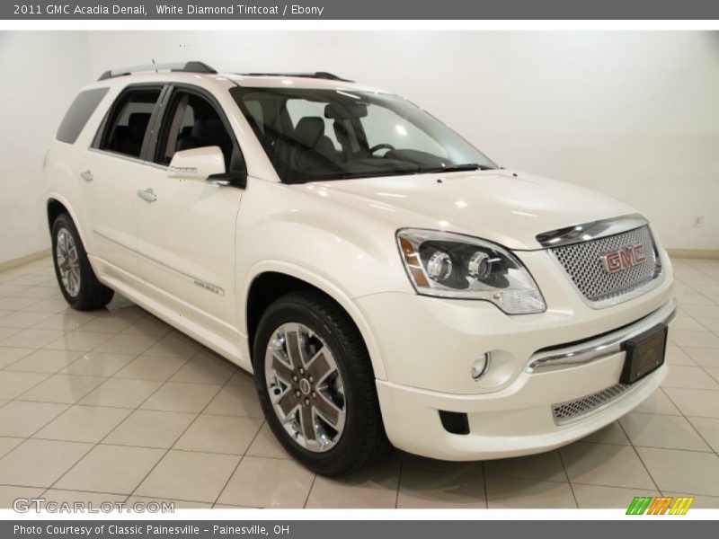 White Diamond Tintcoat / Ebony 2011 GMC Acadia Denali