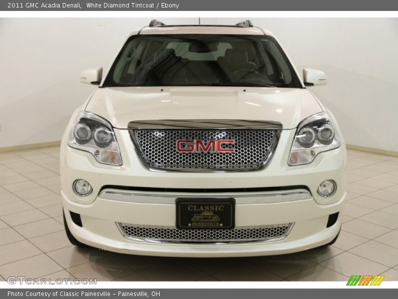 White Diamond Tintcoat / Ebony 2011 GMC Acadia Denali