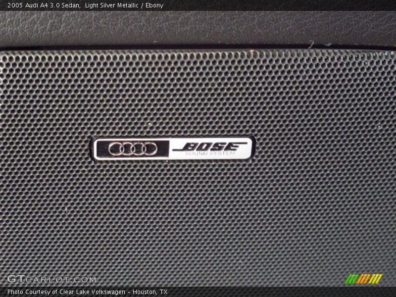 Light Silver Metallic / Ebony 2005 Audi A4 3.0 Sedan
