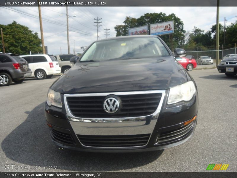 Deep Black / Black 2008 Volkswagen Passat Turbo Sedan