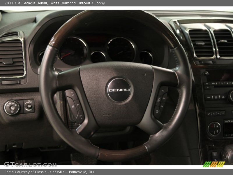 White Diamond Tintcoat / Ebony 2011 GMC Acadia Denali