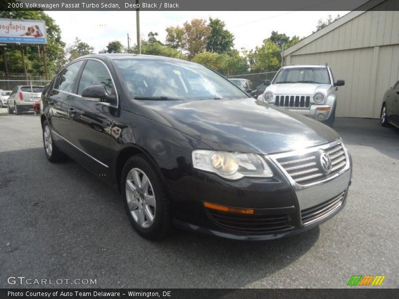 Deep Black / Black 2008 Volkswagen Passat Turbo Sedan