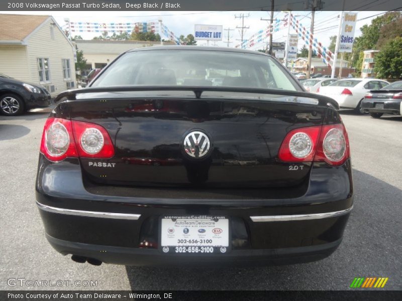 Deep Black / Black 2008 Volkswagen Passat Turbo Sedan