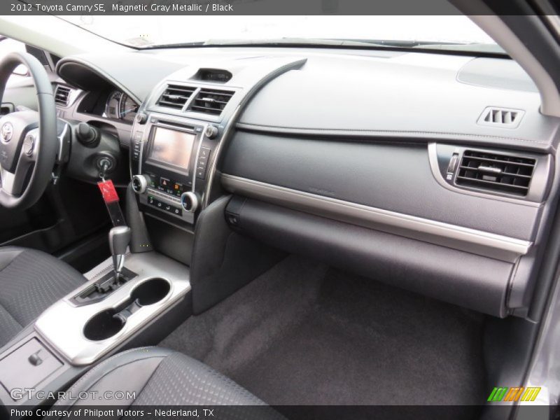 Magnetic Gray Metallic / Black 2012 Toyota Camry SE