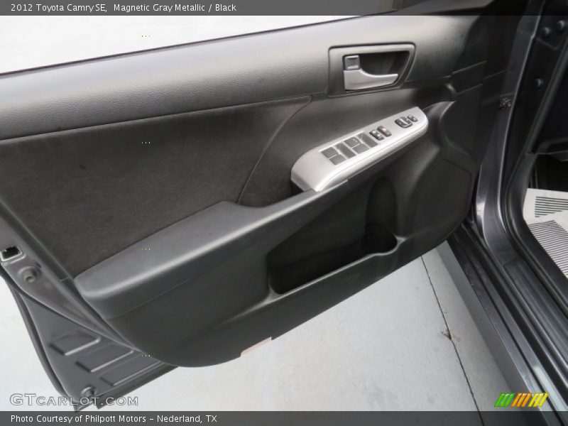 Magnetic Gray Metallic / Black 2012 Toyota Camry SE