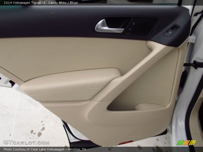 Candy White / Beige 2014 Volkswagen Tiguan SE