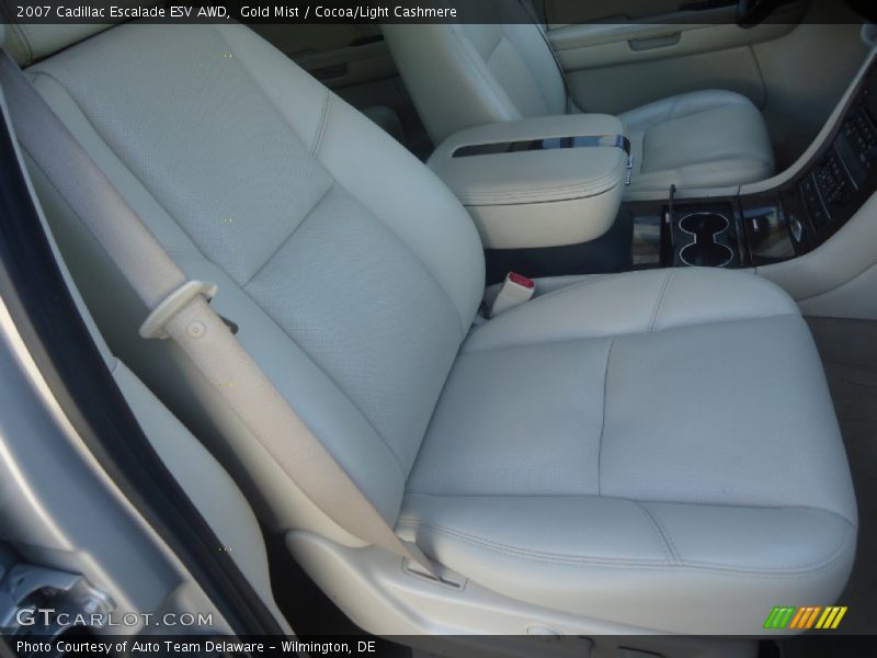 Gold Mist / Cocoa/Light Cashmere 2007 Cadillac Escalade ESV AWD