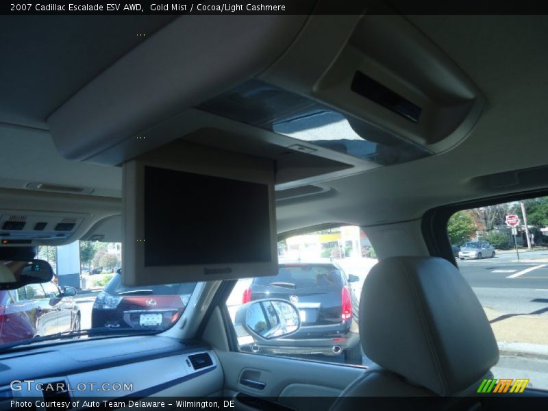 Gold Mist / Cocoa/Light Cashmere 2007 Cadillac Escalade ESV AWD