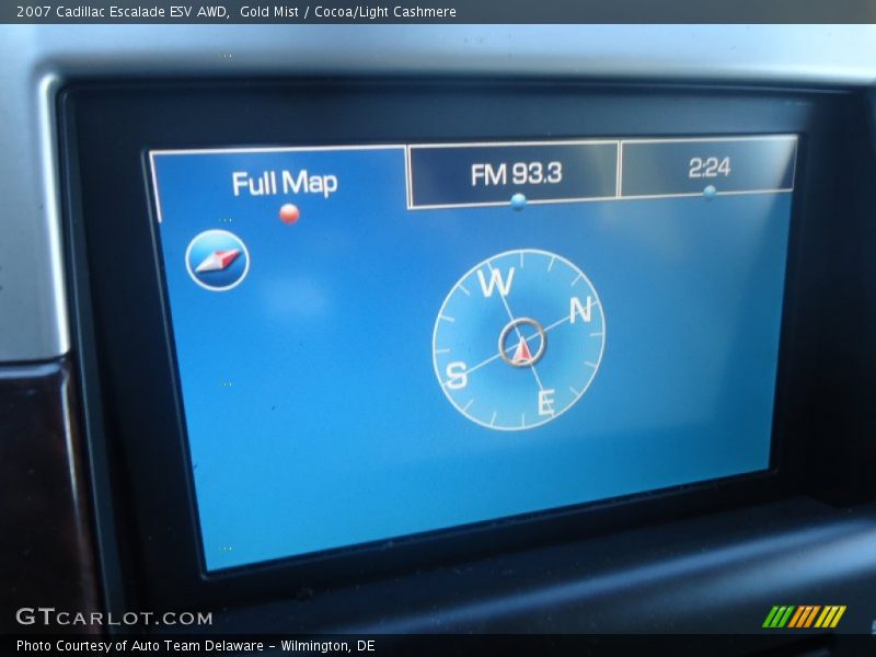 Gold Mist / Cocoa/Light Cashmere 2007 Cadillac Escalade ESV AWD