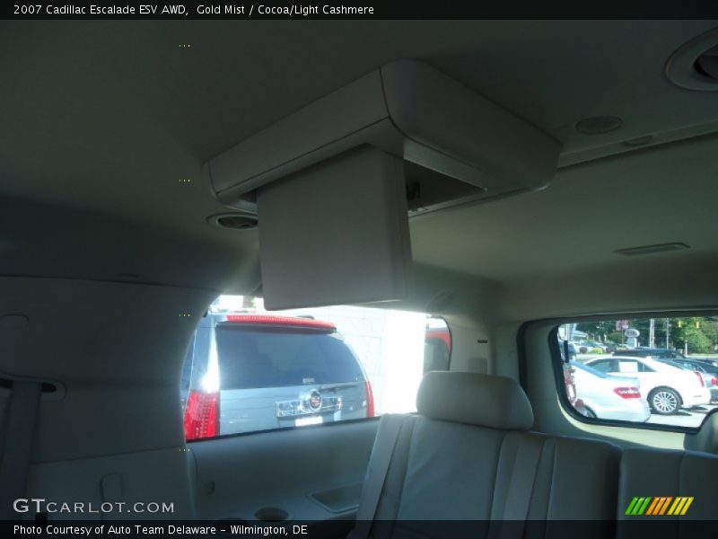 Gold Mist / Cocoa/Light Cashmere 2007 Cadillac Escalade ESV AWD