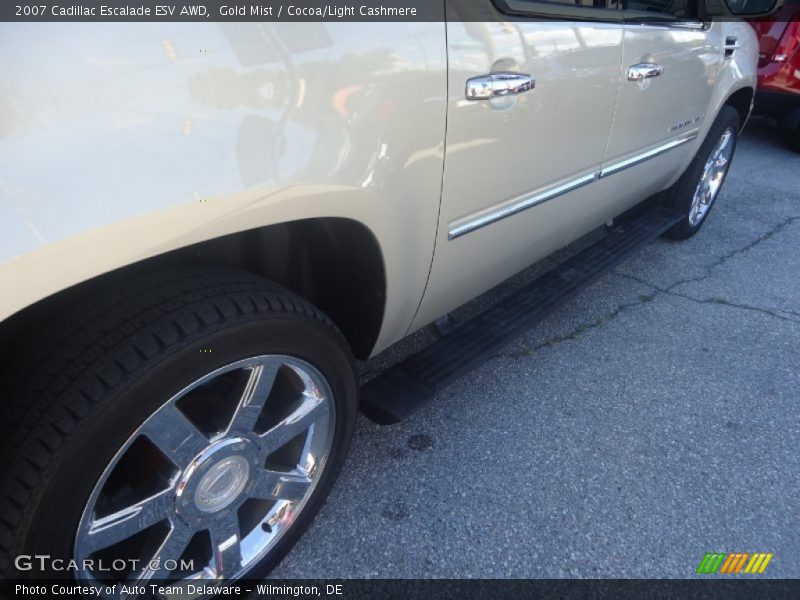 Gold Mist / Cocoa/Light Cashmere 2007 Cadillac Escalade ESV AWD