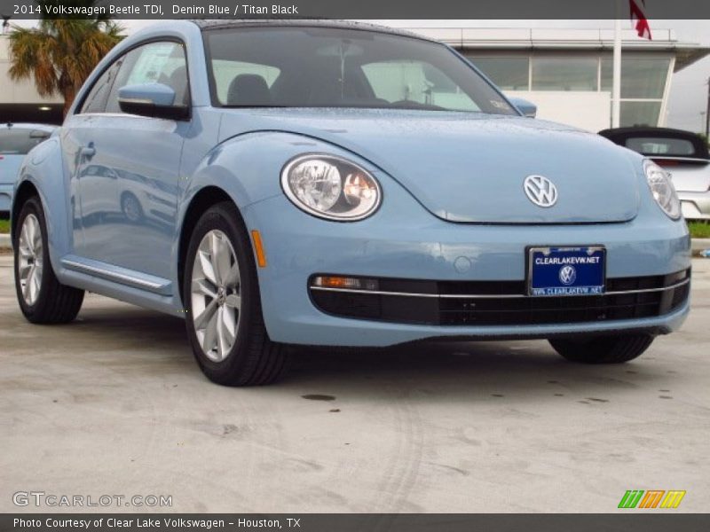 Denim Blue / Titan Black 2014 Volkswagen Beetle TDI