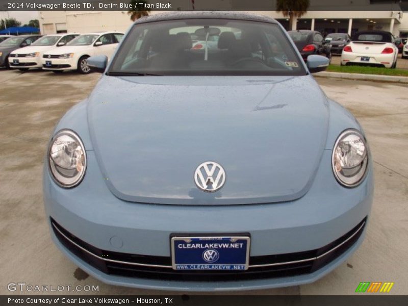 Denim Blue / Titan Black 2014 Volkswagen Beetle TDI