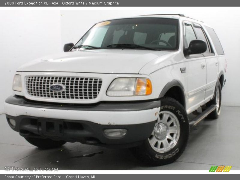 Oxford White / Medium Graphite 2000 Ford Expedition XLT 4x4