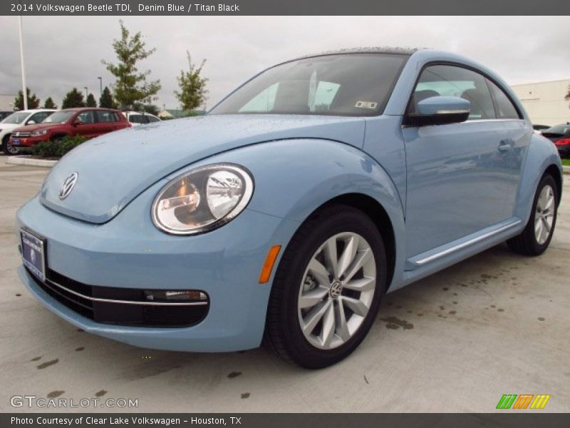 Denim Blue / Titan Black 2014 Volkswagen Beetle TDI