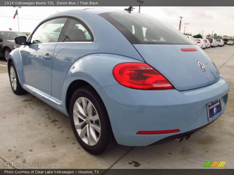 Denim Blue / Titan Black 2014 Volkswagen Beetle TDI
