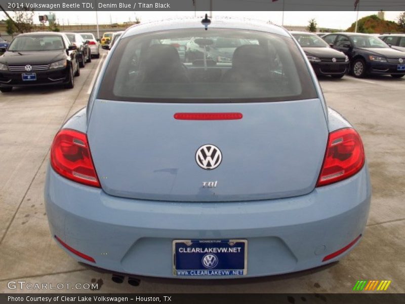 Denim Blue / Titan Black 2014 Volkswagen Beetle TDI