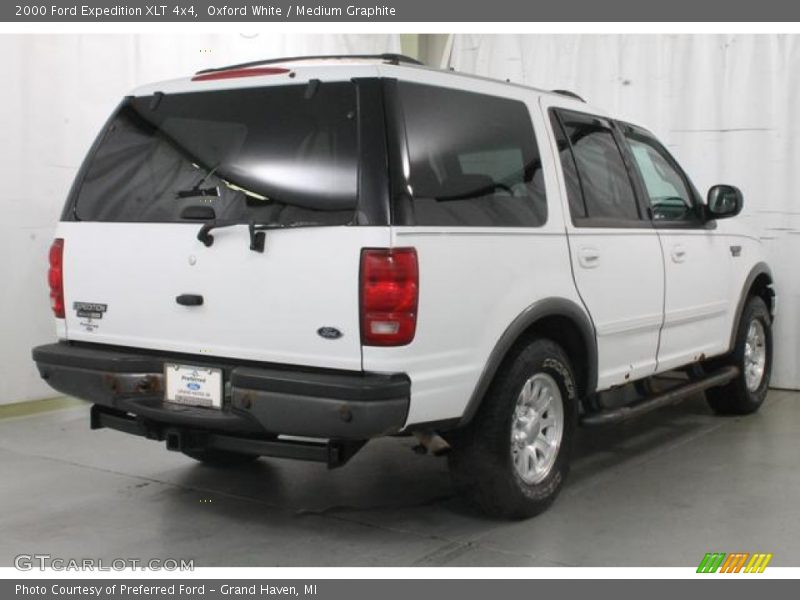 Oxford White / Medium Graphite 2000 Ford Expedition XLT 4x4