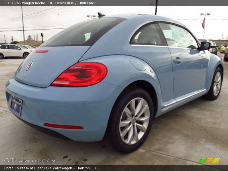 Denim Blue / Titan Black 2014 Volkswagen Beetle TDI