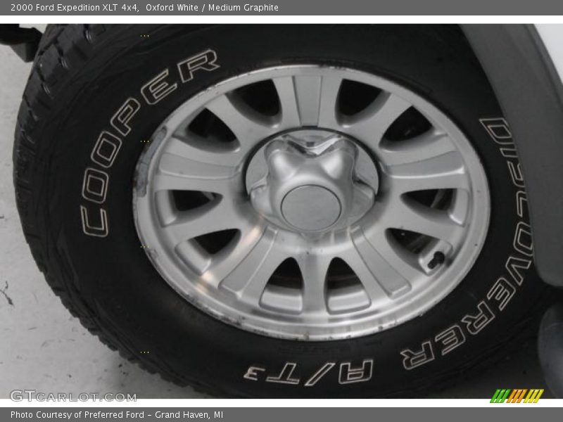 Oxford White / Medium Graphite 2000 Ford Expedition XLT 4x4