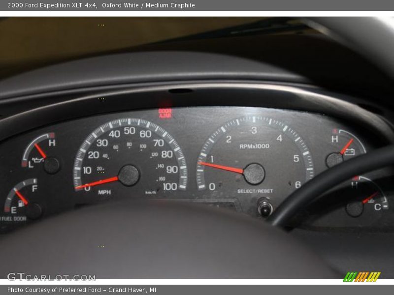 Oxford White / Medium Graphite 2000 Ford Expedition XLT 4x4