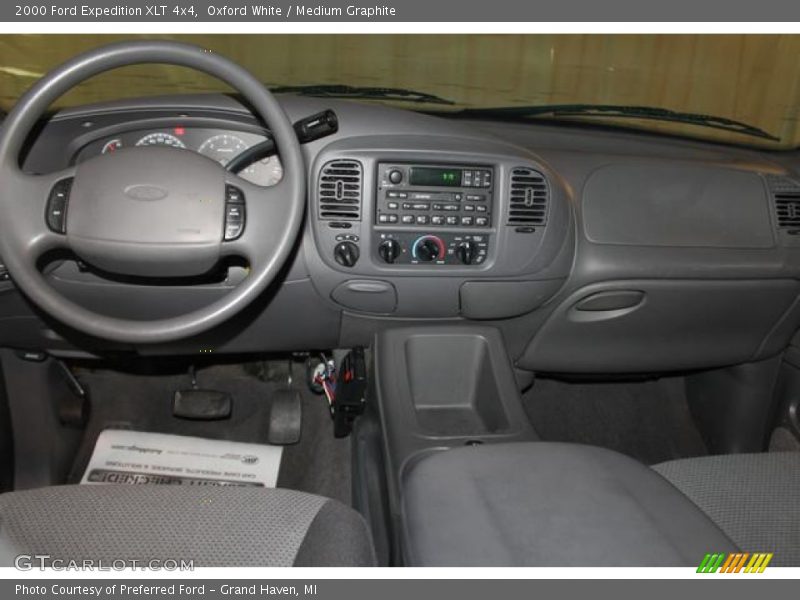 Oxford White / Medium Graphite 2000 Ford Expedition XLT 4x4