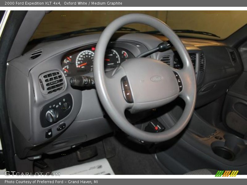 Oxford White / Medium Graphite 2000 Ford Expedition XLT 4x4