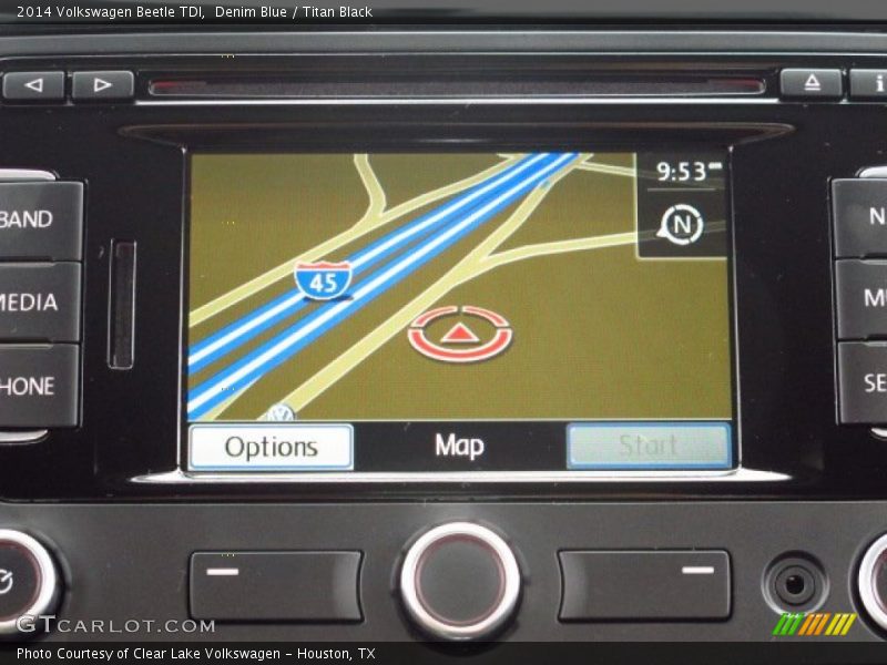 Navigation of 2014 Beetle TDI