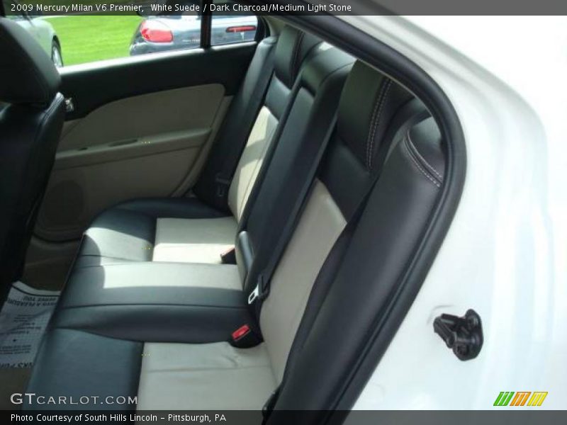 White Suede / Dark Charcoal/Medium Light Stone 2009 Mercury Milan V6 Premier