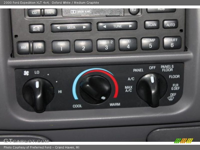 Oxford White / Medium Graphite 2000 Ford Expedition XLT 4x4