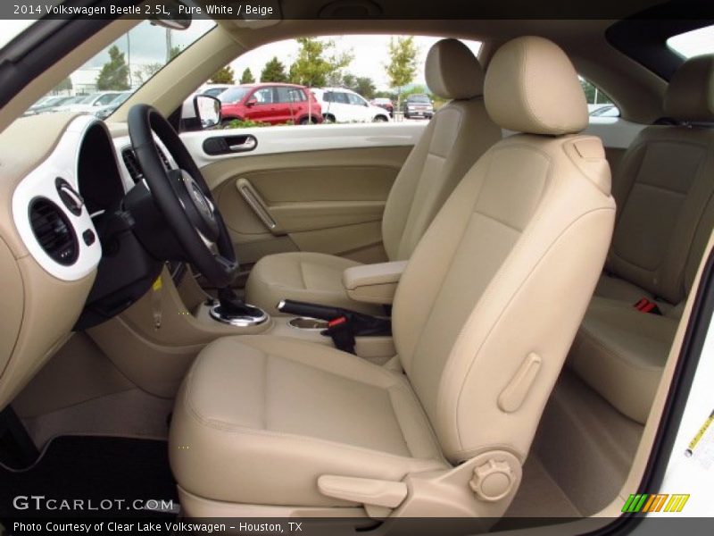  2014 Beetle 2.5L Beige Interior